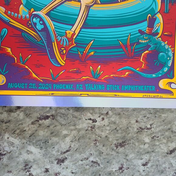 Dirty Heads Signed Foiled Concert Poster Phoenix, Arizona 8/25/24 Limited 21/25 - Picture 8 of 9